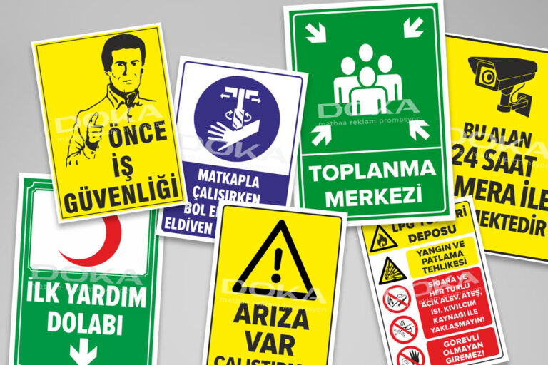 İş Sağlığı ve Güvenliği (İSG) Uyarı Levhaları