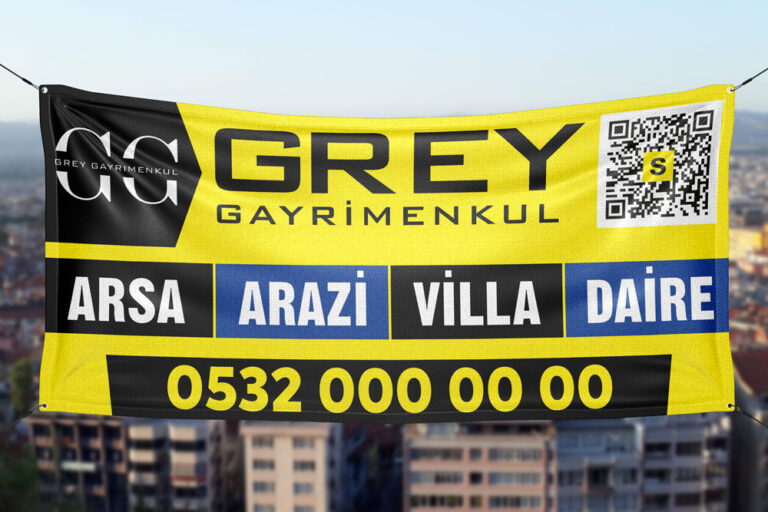 Vinil Afiş ve Pankart Baskı Örneği